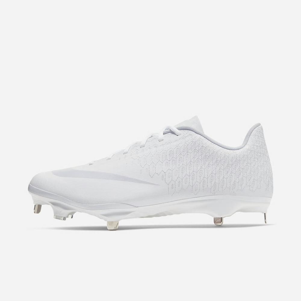 Crampon Baseball Nike Lunar Vapor Ultrafly Elite 2 Blanche 2081-639 White/Pure Platinum Homme | DZG-90893635